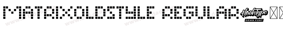 MatrixOldstyle Regular字体转换